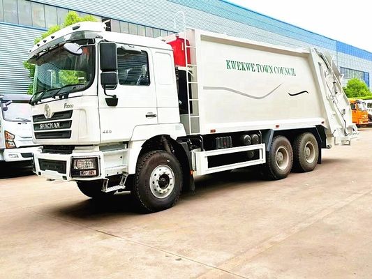 چین Shacman 20cbm کمپکتور کامیون زباله چپ و راست دست رانندگی یورو 2