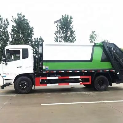 چینی دونگفنگ 12m3 فشرده سازی زباله کامیون زباله خردکننده زباله کامیون 4x2