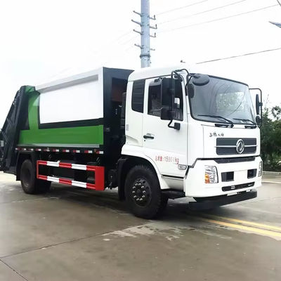 چینی دونگفنگ 12m3 فشرده سازی زباله کامیون زباله خردکننده زباله کامیون 4x2