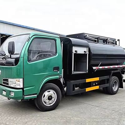 چین DONGFENG 5cbm تانکر سوخت کامیون مخزن نفت کوچک کامیون 4X2