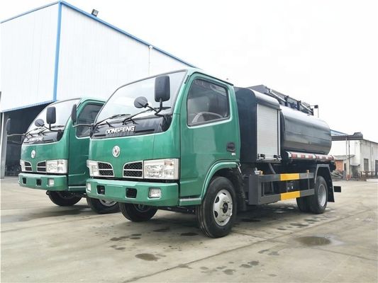 چین DONGFENG 5cbm تانکر سوخت کامیون مخزن نفت کوچک کامیون 4X2