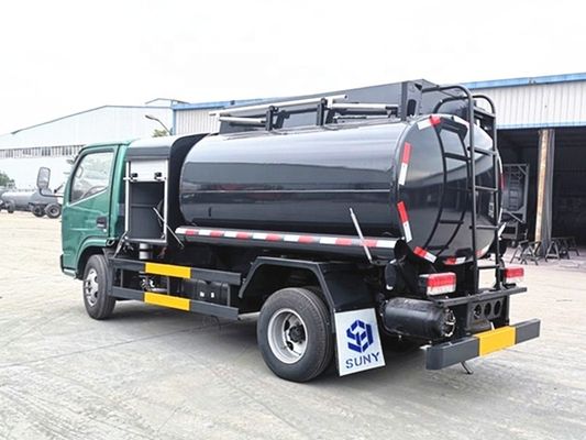 چین DONGFENG 5cbm تانکر سوخت کامیون مخزن نفت کوچک کامیون 4X2
