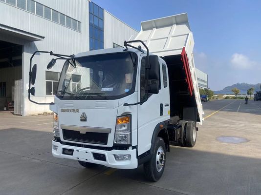 Sinotruck HOWO 5Tons Dump Truck 4X2 کامیون سبک کامیون کوچکی با سرپوش با رانش چپ دست با قیمت کارخانه