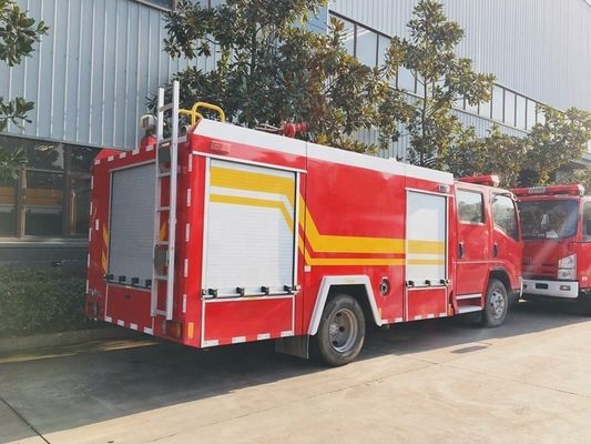 ISUZU 4X2 700P کامیون آتش نشانی کامیون نجات آتش نشانی کوچک 4cbm 5cbm