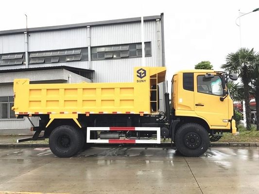 کامیون 10 تن DONGFENG Dump کامیون 4X2 Light Tipper کامیون سمت چپ فرمان یورو 3