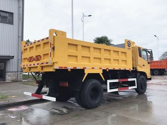 کامیون 10 تن DONGFENG Dump کامیون 4X2 Light Tipper کامیون سمت چپ فرمان یورو 3