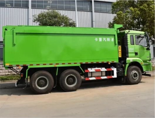 شاکمن 6x4 8X4 کامیون زباله کش کامیون زباله کش کامیون سنگین حمل سنگ و شن
