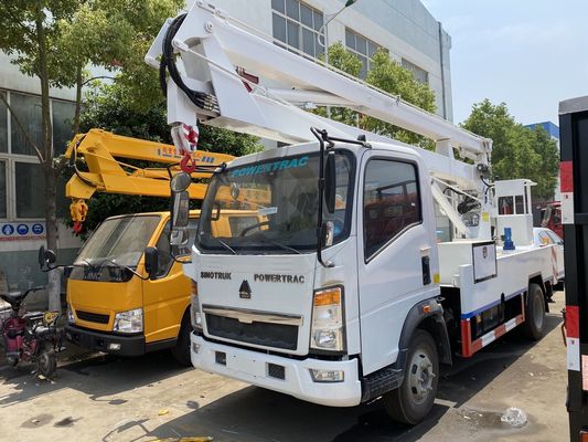 ISUZU Sinotruk شاسی کامیون کار هوایی 12 فولادی بوم وسیله نقلیه کار هوایی با قیمت کارخانه