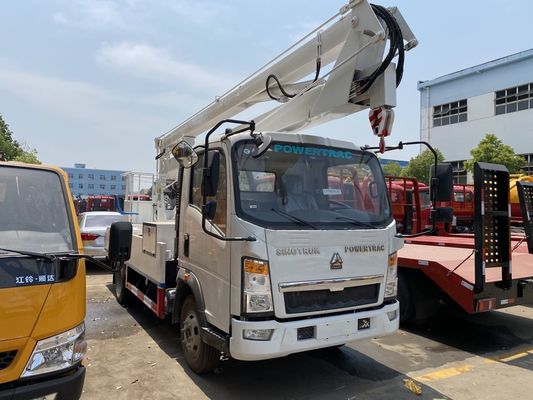 ISUZU Sinotruk شاسی کامیون کار هوایی 12 فولادی بوم وسیله نقلیه کار هوایی با قیمت کارخانه