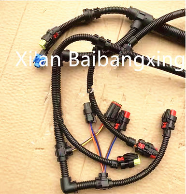 Shacman X6000 X3000 قطعات جا به جا کامیون سیم کشی تریلر DZ97259770006 کابل اتصال تریلر DZ97259770008
